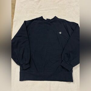 Champion Men's Navy Crewneck Sweater